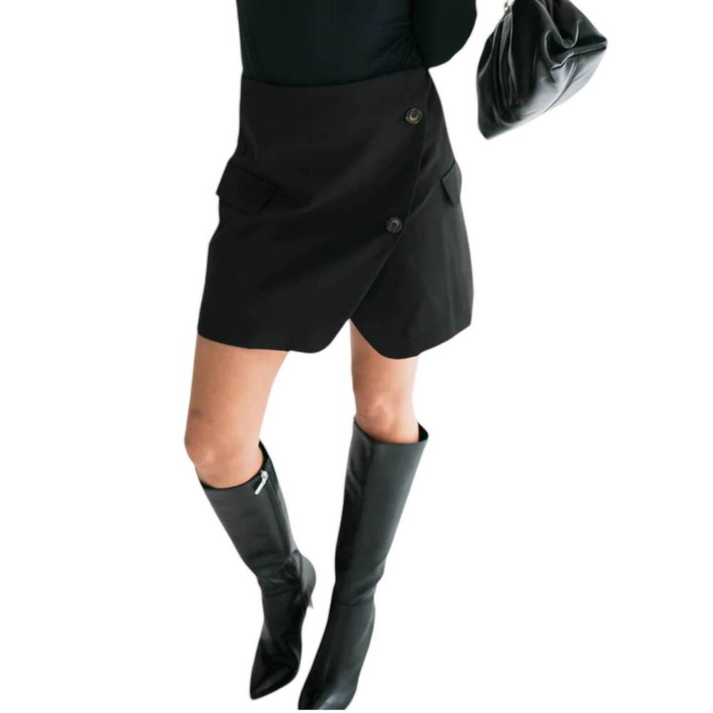 NEW FALCON PARK jayce skirt in black